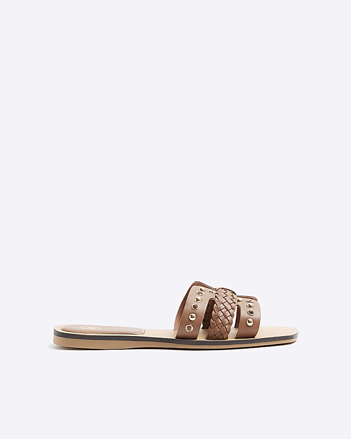 River island 2024 flat sandals