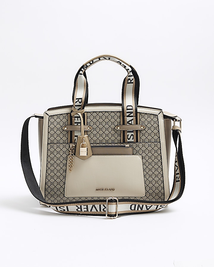 Monogram bag river island hot sale