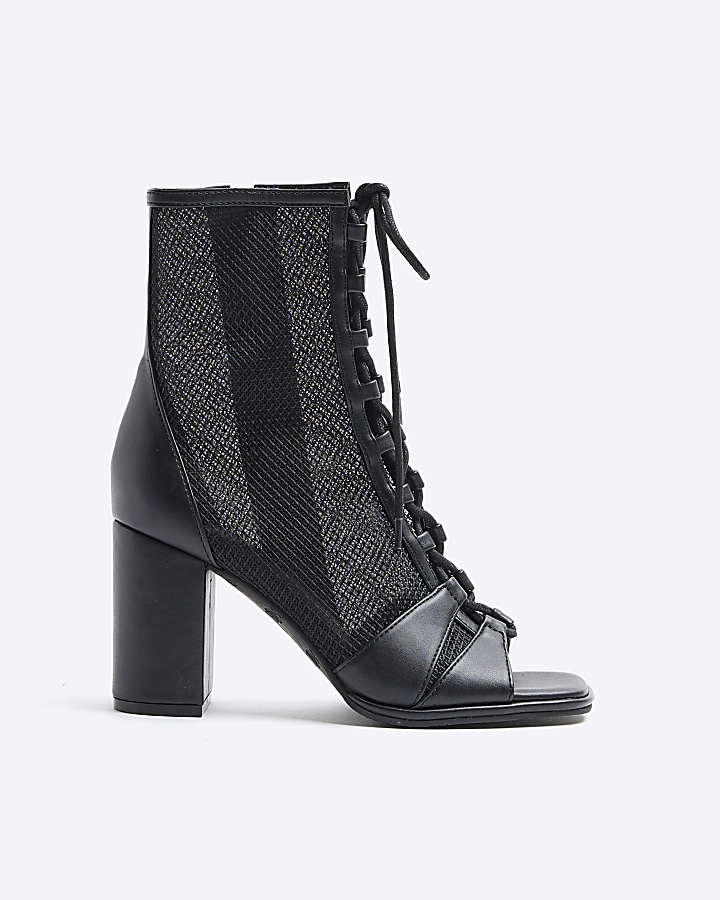 Black hotsell mesh boots