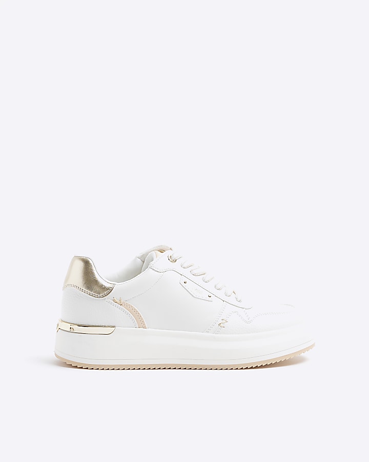 River island ladies sales white trainers