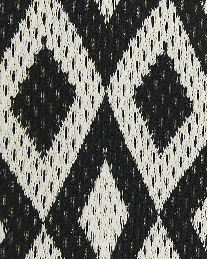 Black knit bodycon maxi dress