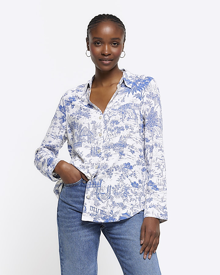 floral long sleeve tee