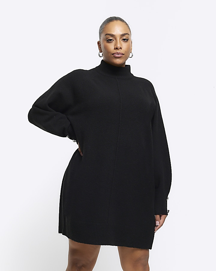 Black mini outlet jumper dress