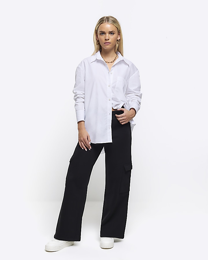 Womens petite best sale cargo joggers