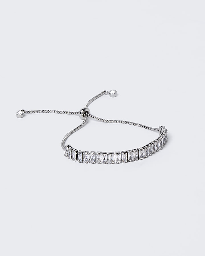 Silver Diamante Bracelet