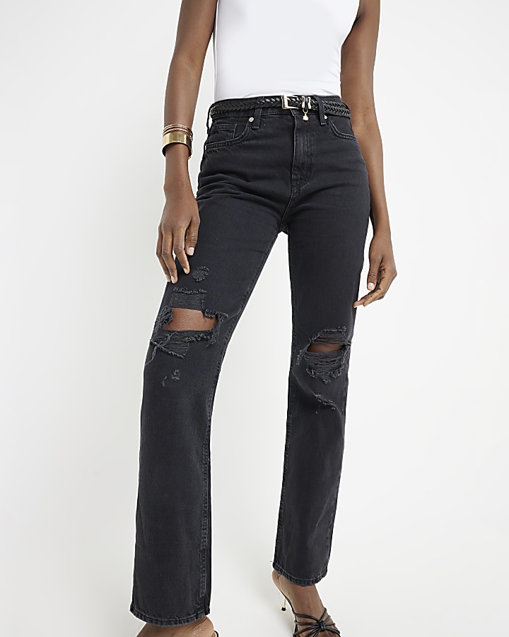 River island hot sale ripped jeans