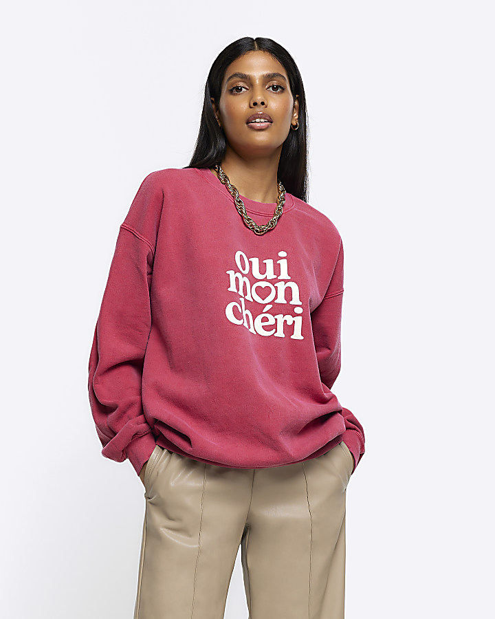 Lifting Essentials Graphic Oversized Sweatshirt