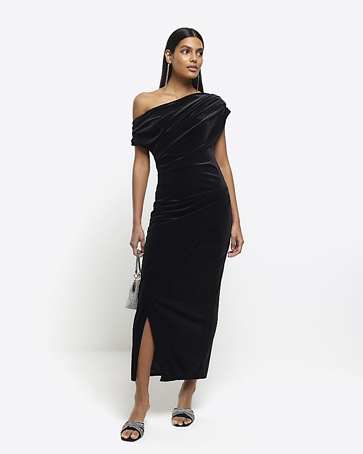 Midnight velvet hotsell black dresses