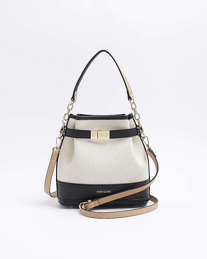 Cream deals bucket bag