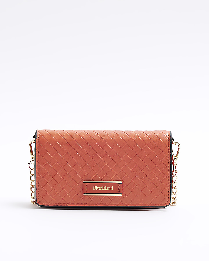 River island best sale orange purse