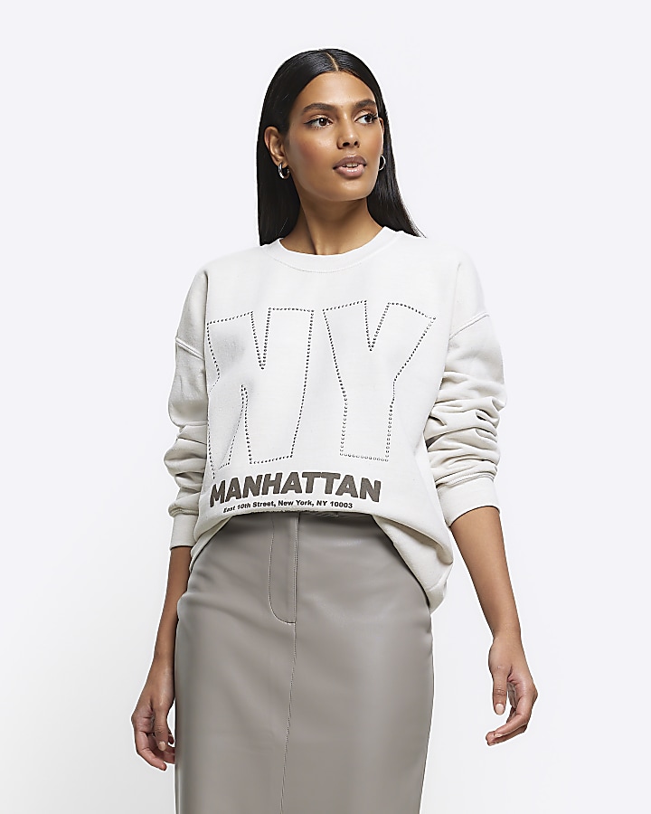 River island hot sale womens sweatshirts