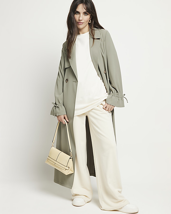 Green duster outlet coat