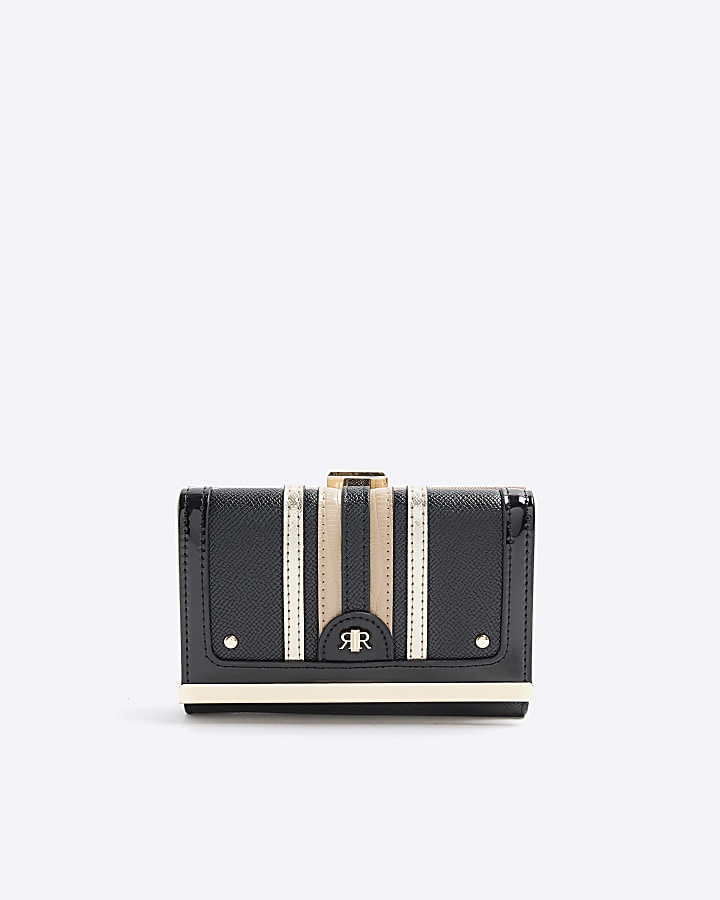 Black stripe purse