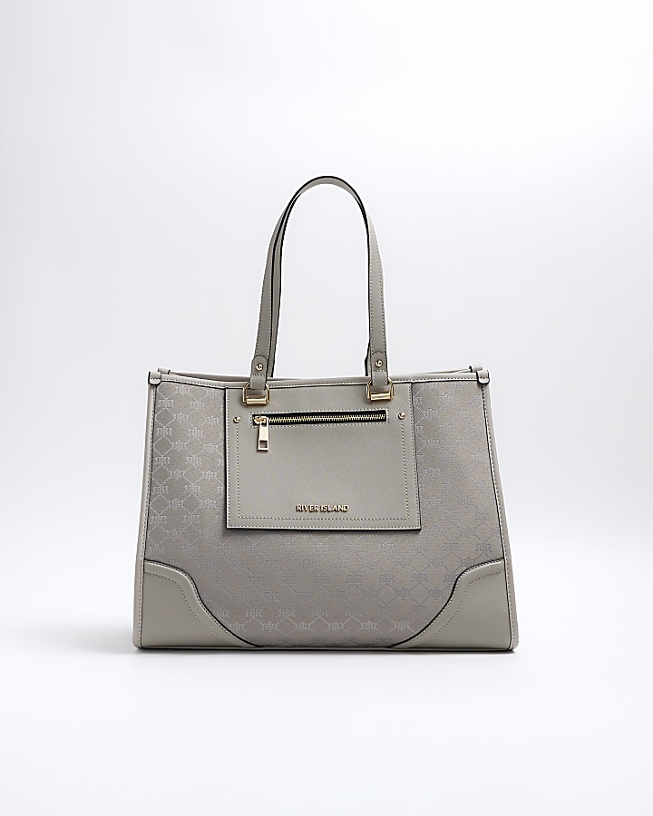 River island grey on sale bag