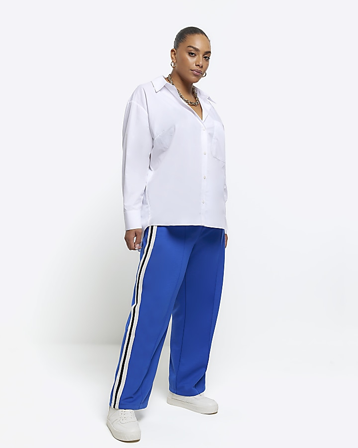 Plus size best sale wide leg joggers