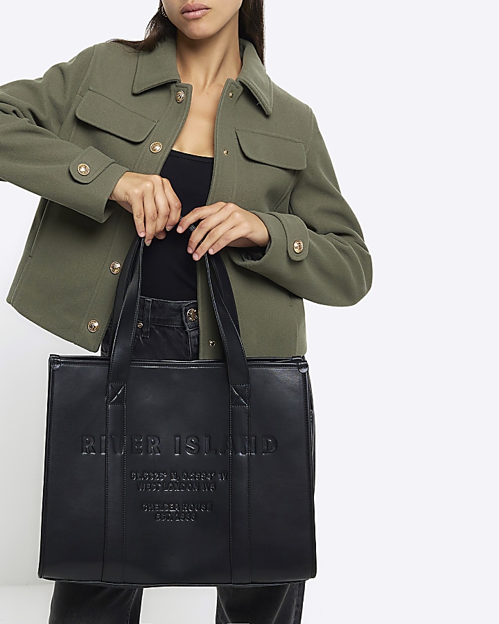 River island store leather bags