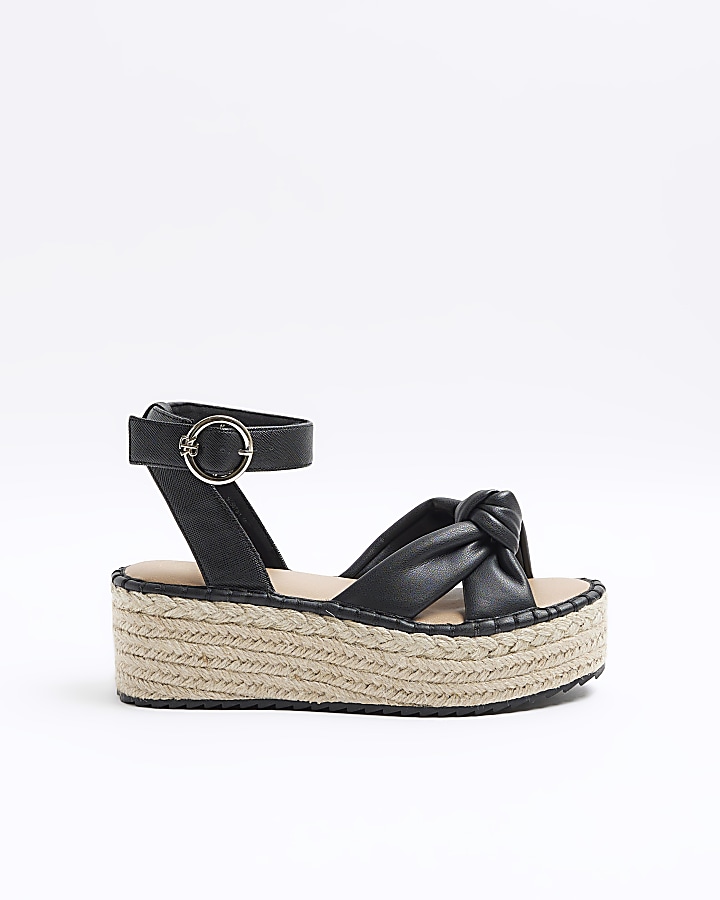 River island store black espadrilles