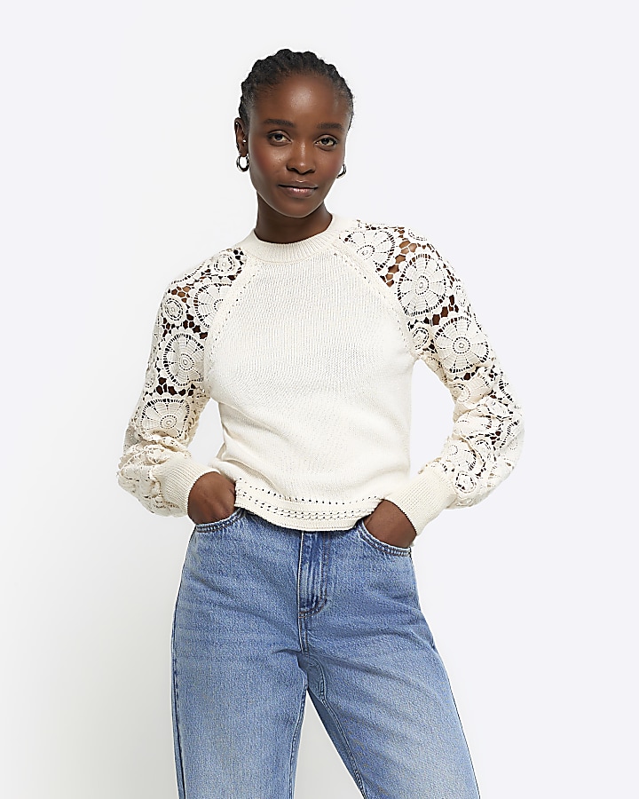 Extra long clearance sleeve jumper