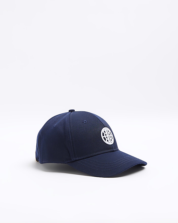 Navy embroidered cap