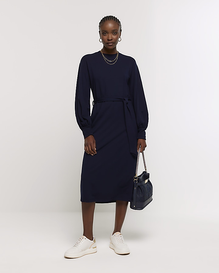 Midi sweatshirt outlet dress