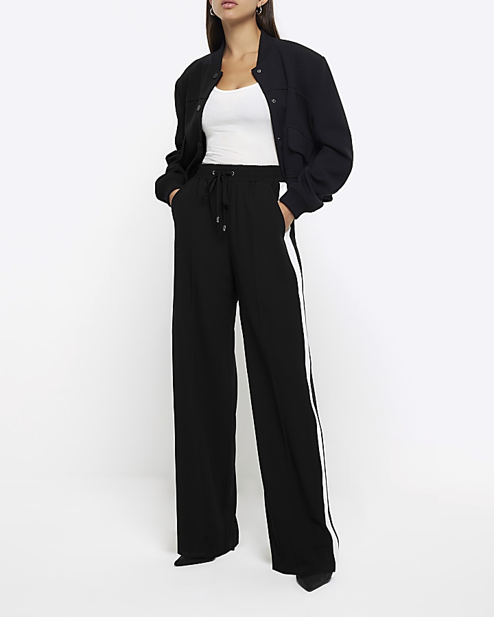 Side stripe hot sale palazzo pants