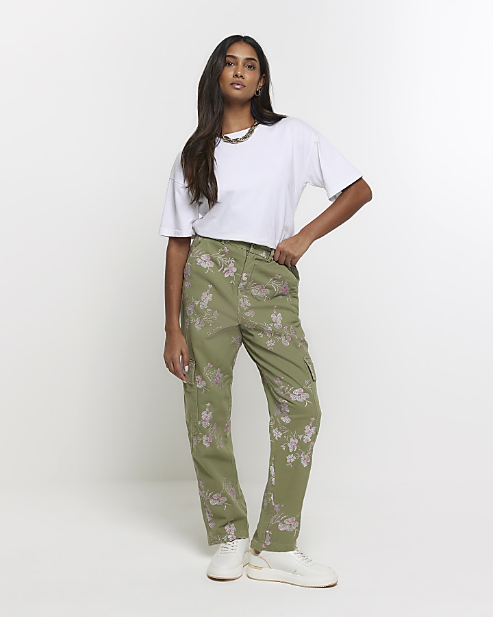 Utility Floral Cargo Pant 