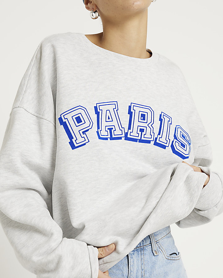 Grey Paris graphic sweatshirt
