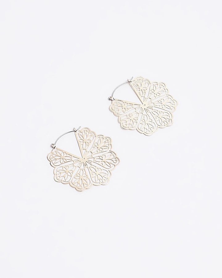 River island hot sale gold earrings