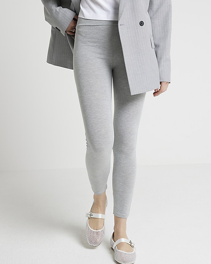 Grey high waisted leggings