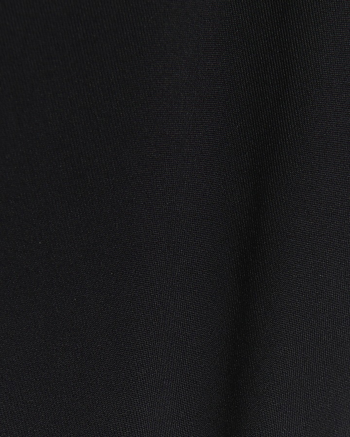 Black bardot bodysuit