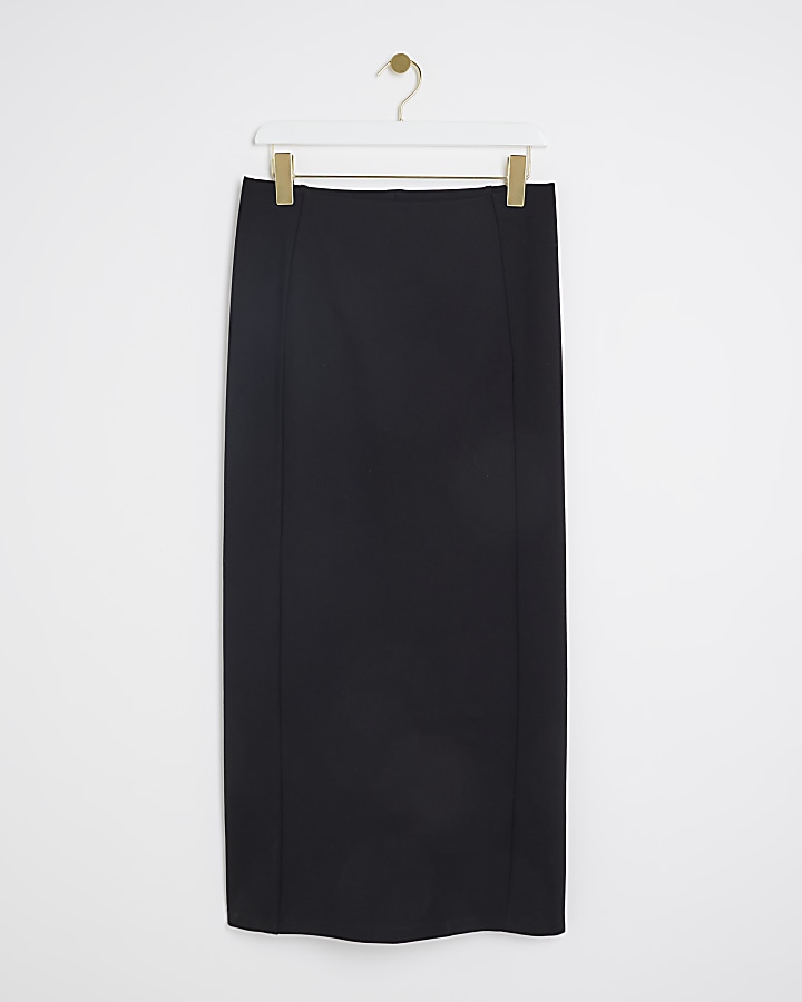 Black  midi skirt