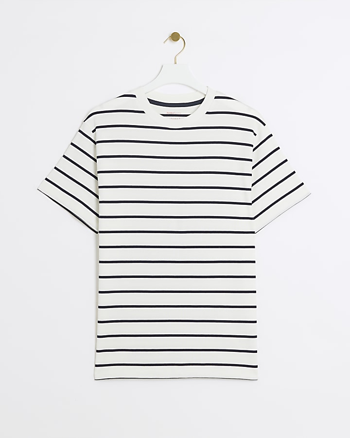 White Stripe Oversized T-shirt