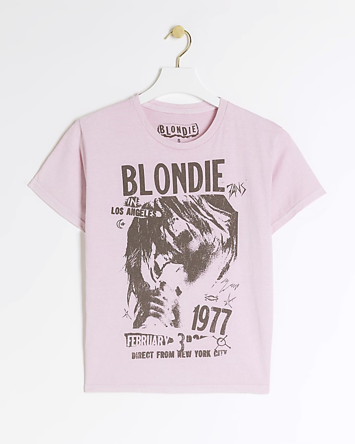 Pink Blondie Graphic T-shirt
