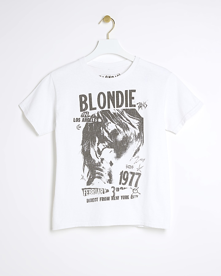 White Blondie Graphic T-shirt