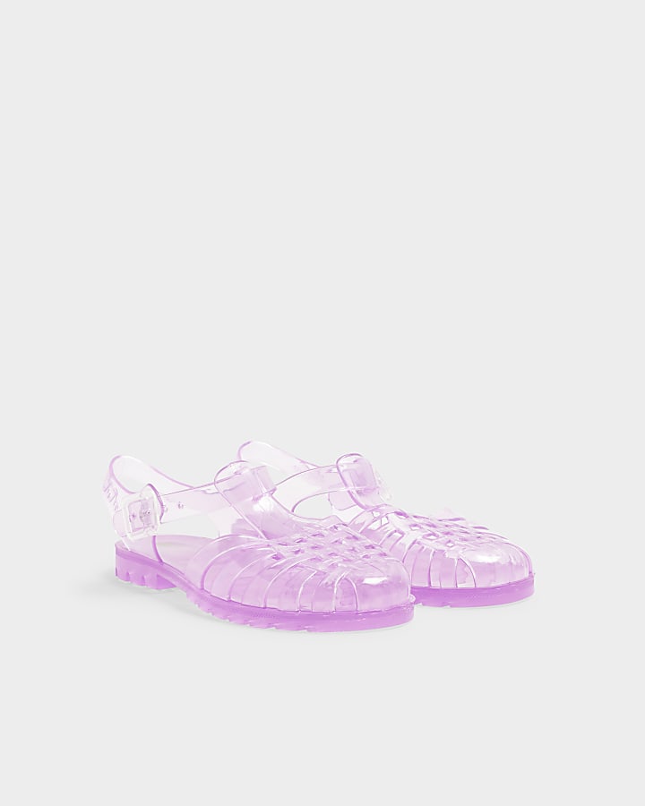 caged jelly sandals