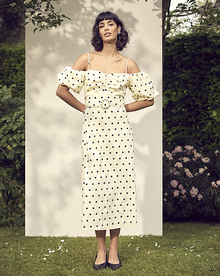 Yellow Pineapple Hawaiian Print Bodycon Dress
