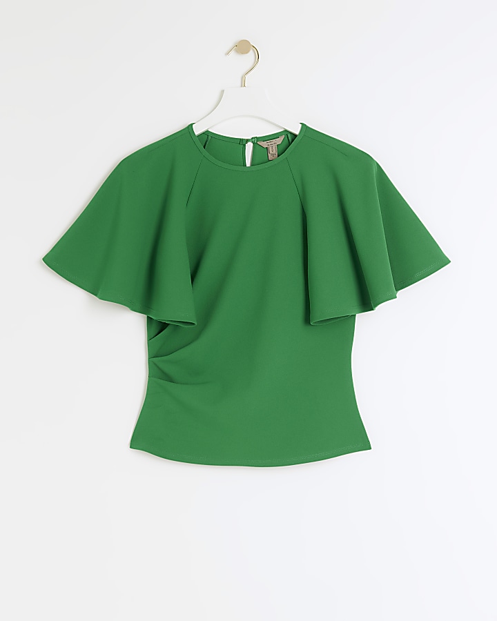 Green flute short sleeve t-shirt