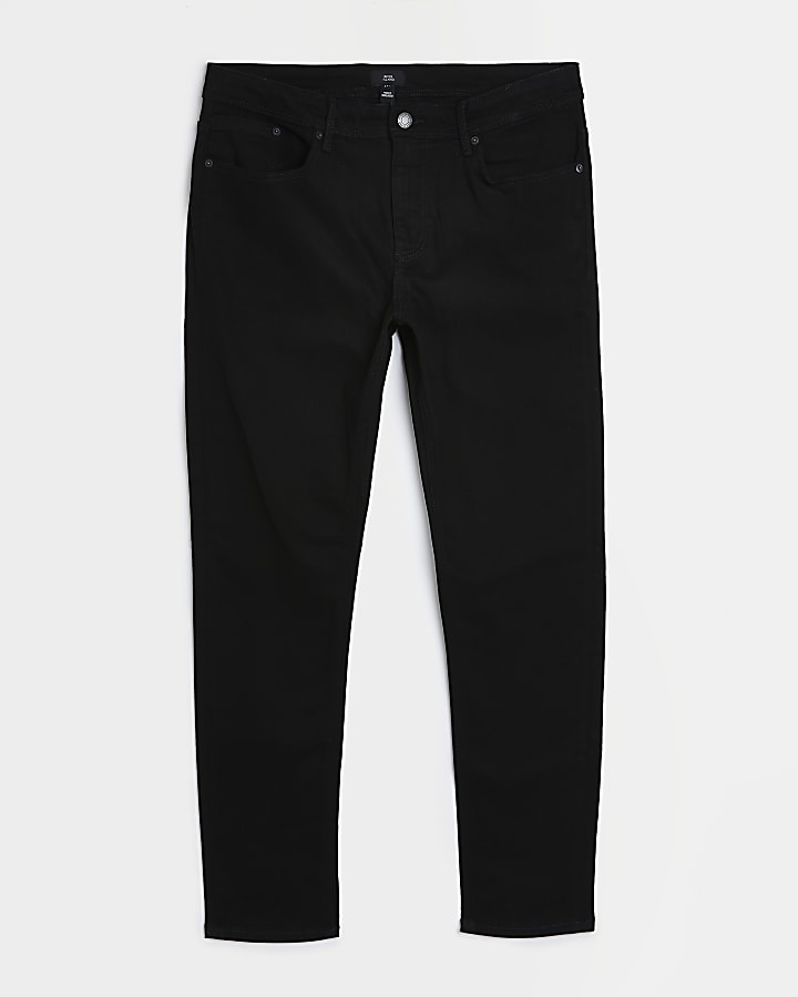 Black skinny fit jeans