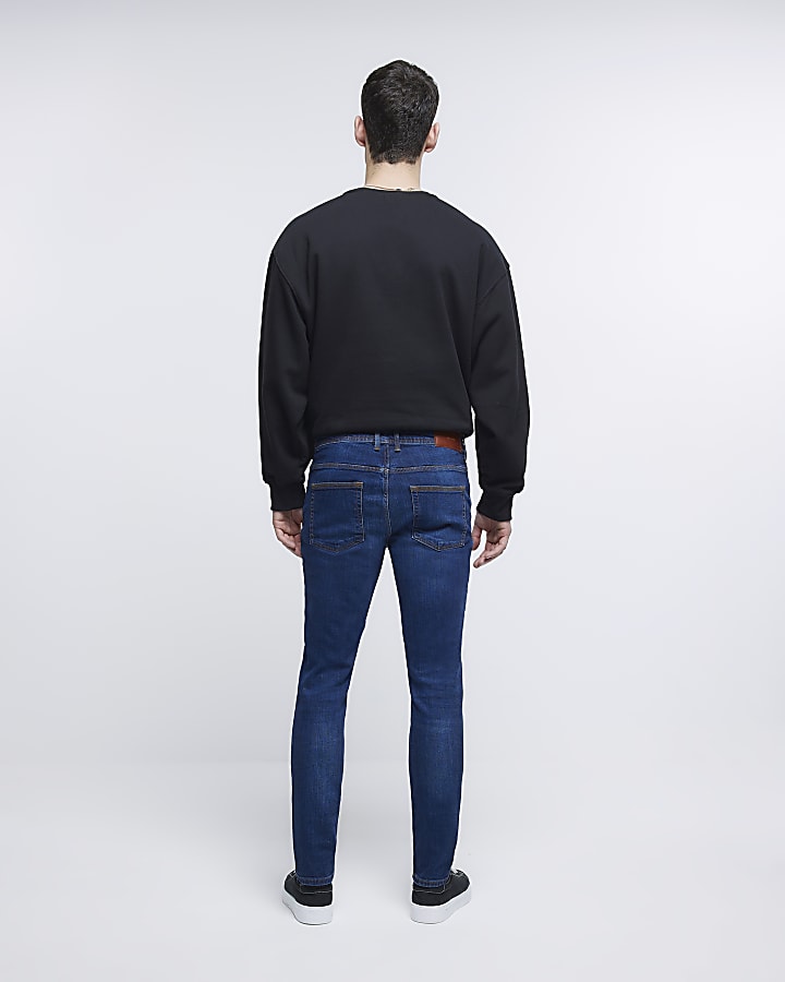 Dark blue skinny fit jeans