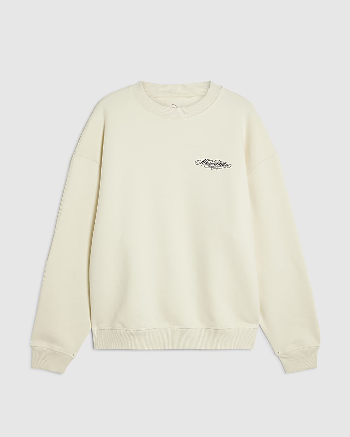 Ecru Cotton Maison Atelier Sweatshirt