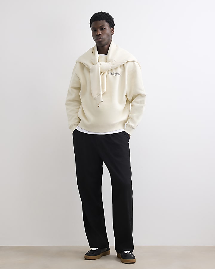 Ecru Cotton Maison Atelier Sweatshirt