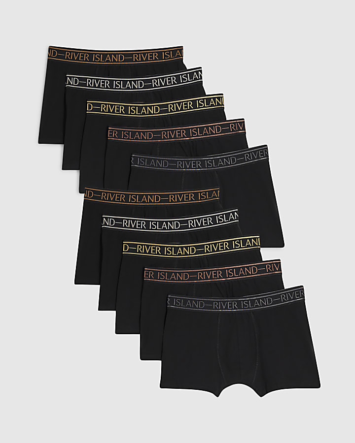Black Metallic RI Tipped Pack Of 10 Trunks