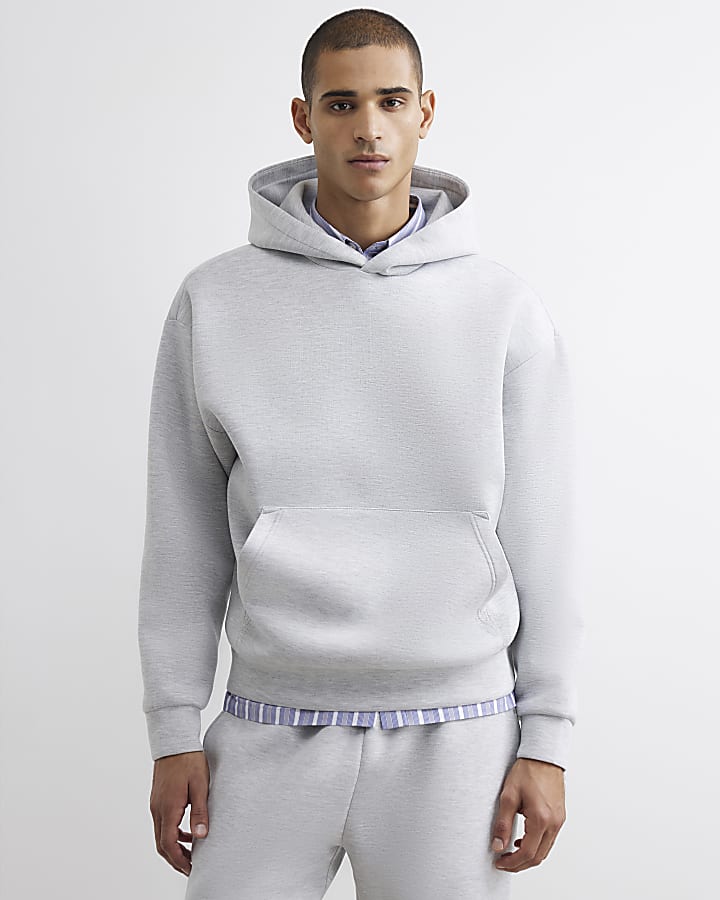Grey Premium Oversized Fit Hoodie