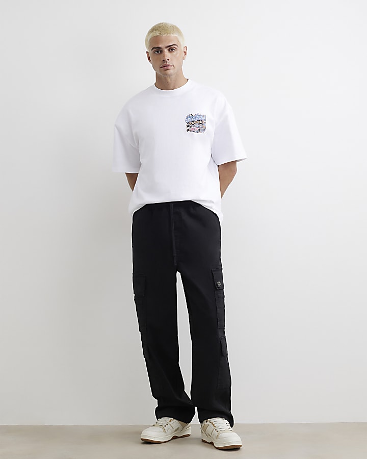 White Cotton Odessa Car T-Shirt