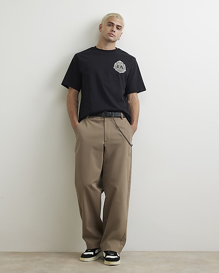 Black Cotton Calabasas Stars T-Shirt