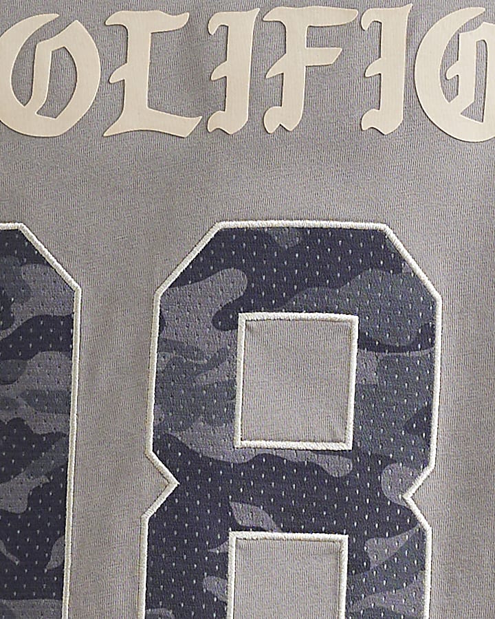 Brown Cotton Camo Print 98 T-Shirt