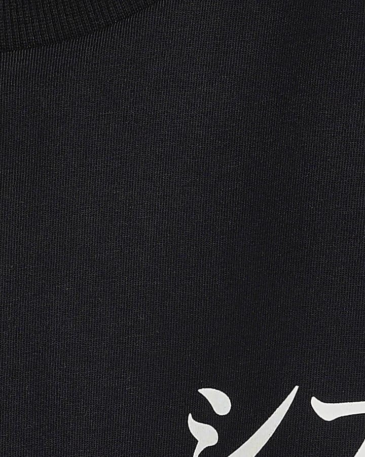 Black Oversized Fit Japanese Car T-shirt