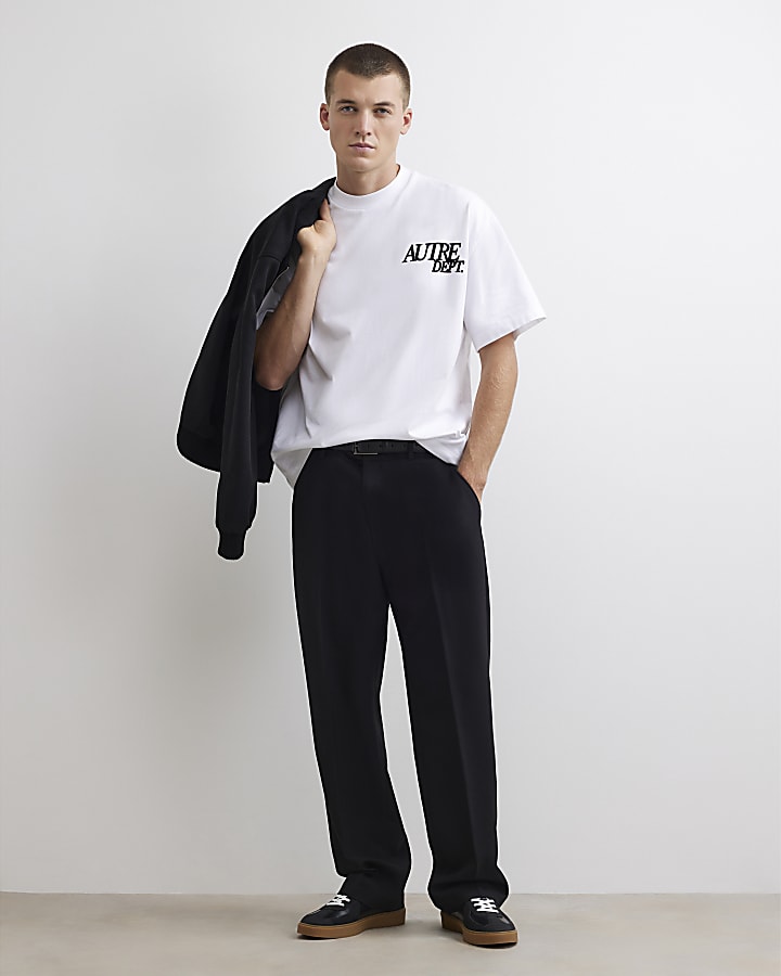 White Cotton Autre Floral T-Shirt