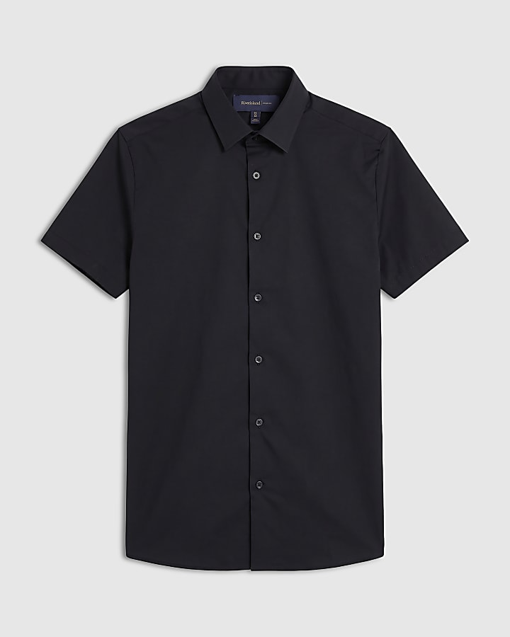 Black Muscle Fit Shirt