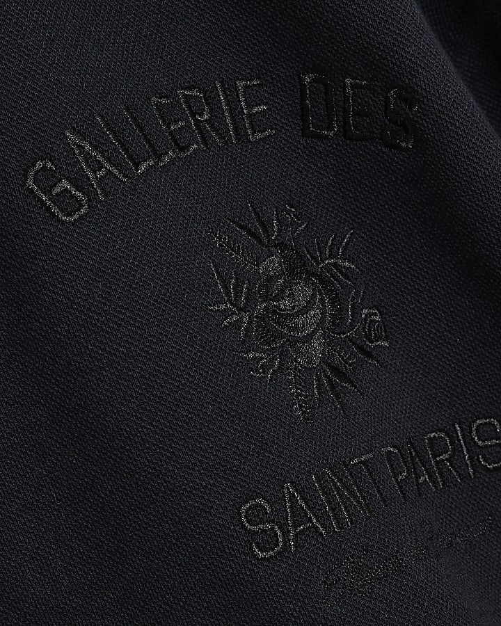 Navy Gallerie Des Saint Paris Bomber Jacket